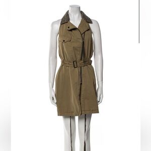 Diesel olive green Midi Dress